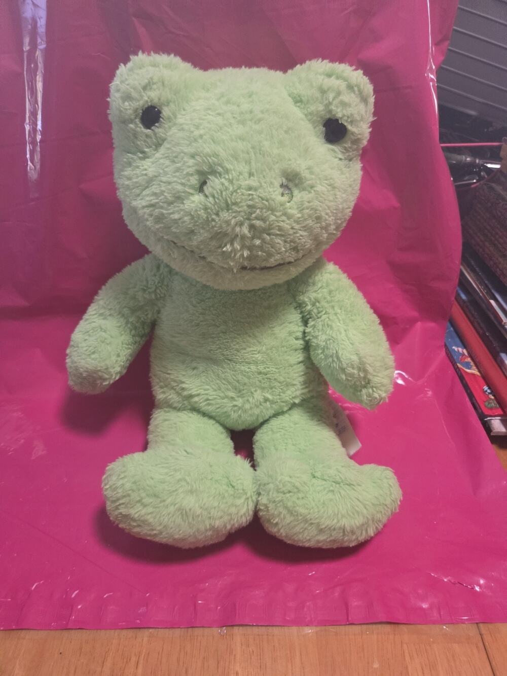 Build A Bear Green Frog Retired Christmas 2020 Plush Stuffed Animal
